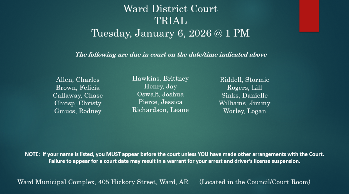 January 6, 2026, Court Docket