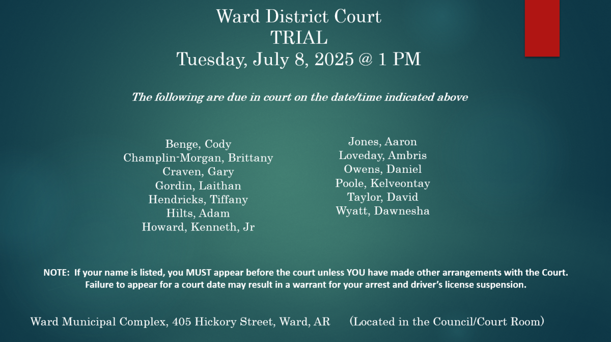 July 8, 2025-Court Docket 